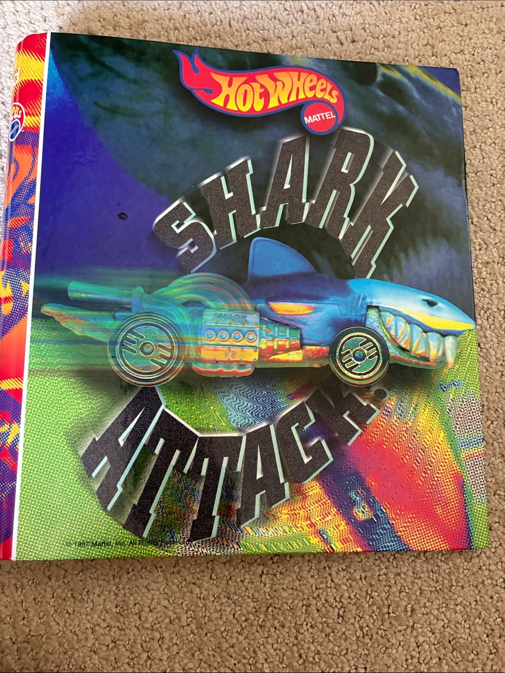 Hot wheels shark attack binder
